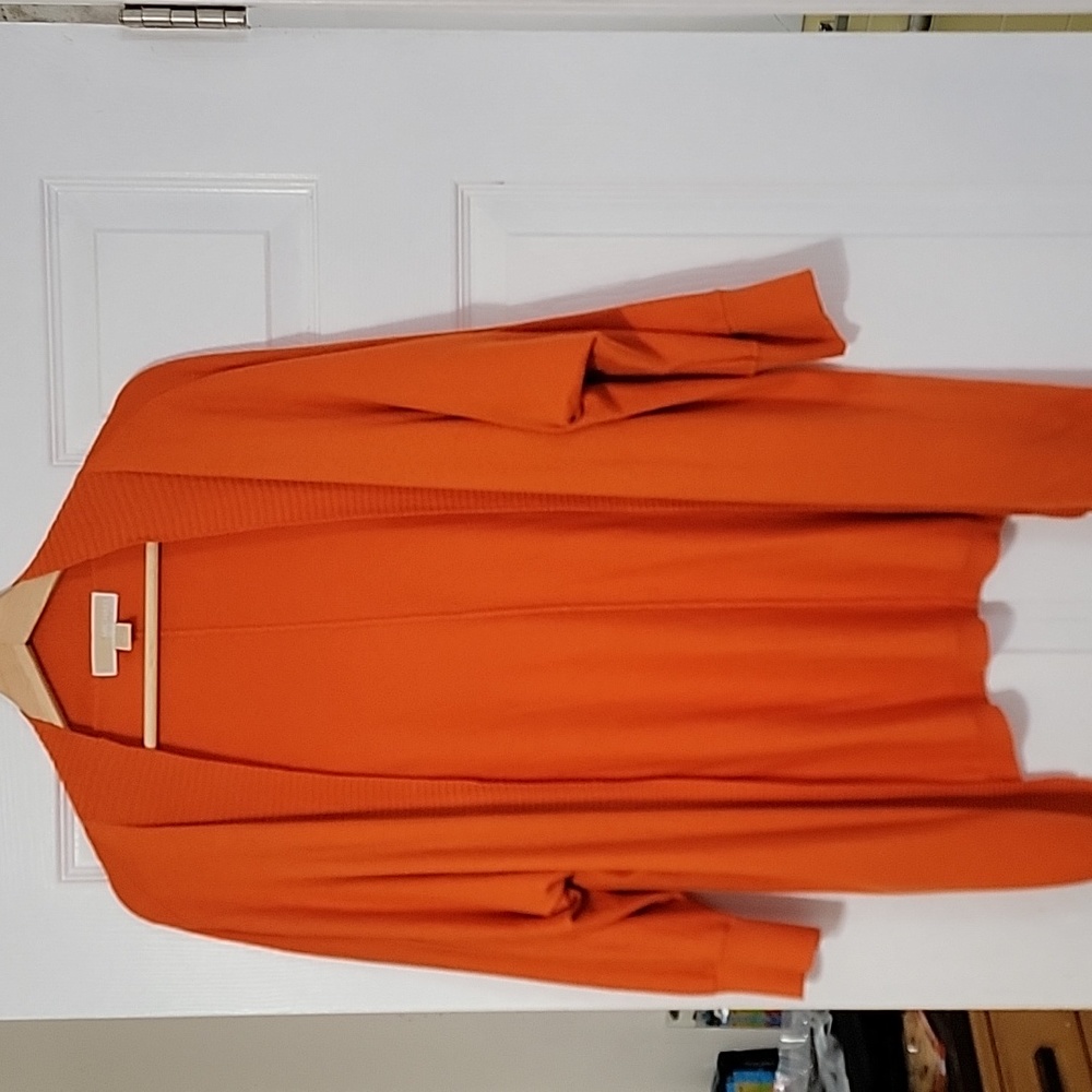 MICHAEL Michael Kors Vibrant Orange Cardigan